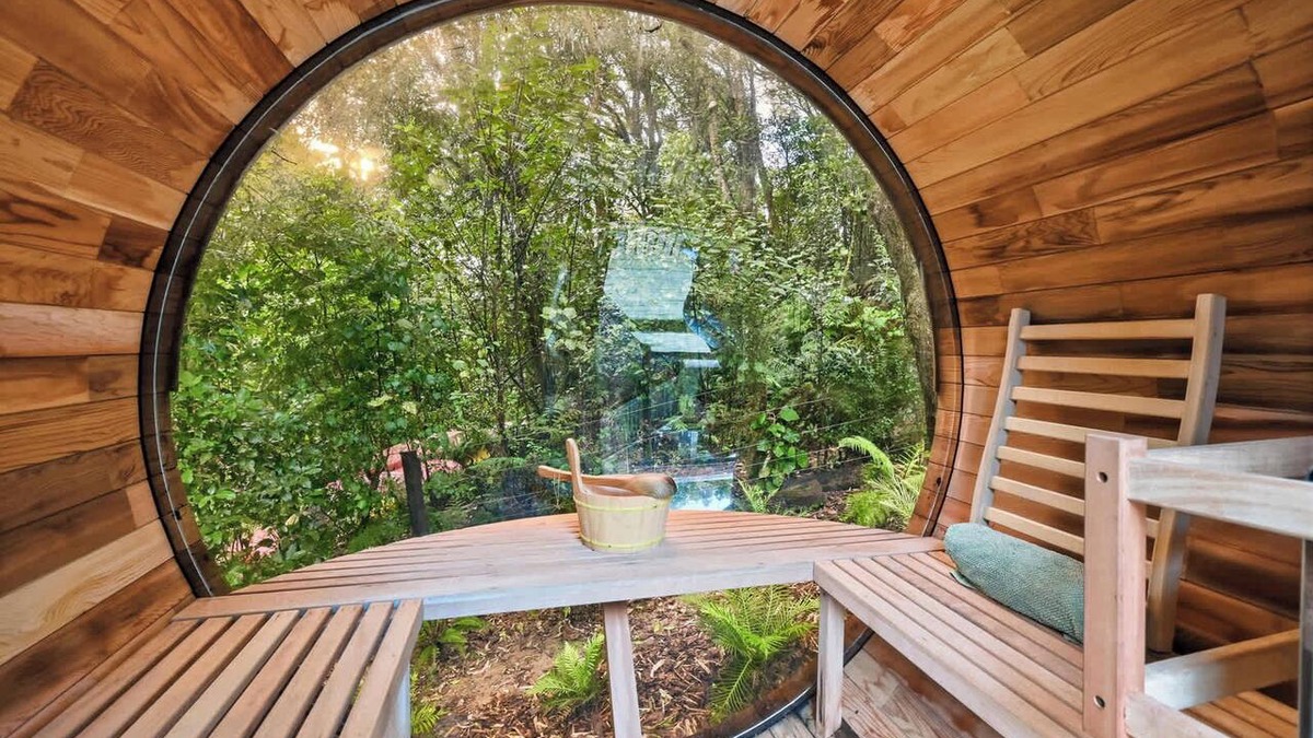 Okere Falls House | Kakariki Tiny House - Bush Sauna, Okere Falls