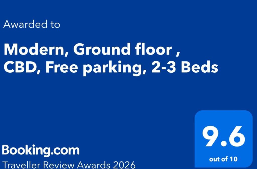 Christchurch City Centre Apartment | Modern, Ground floor , CBD, Free parking, 2-3 Beds