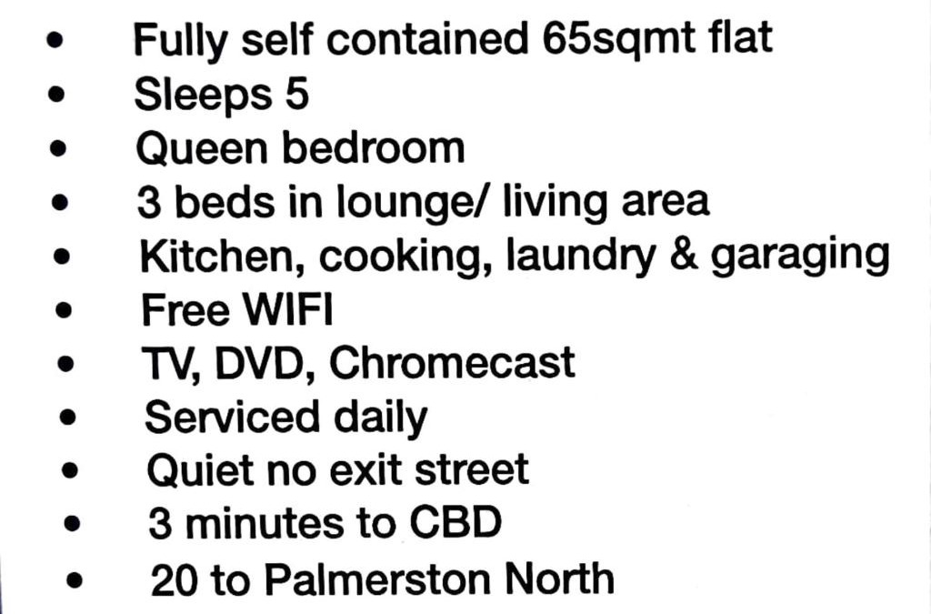 Feilding House | Park View 'Home Away From Home'