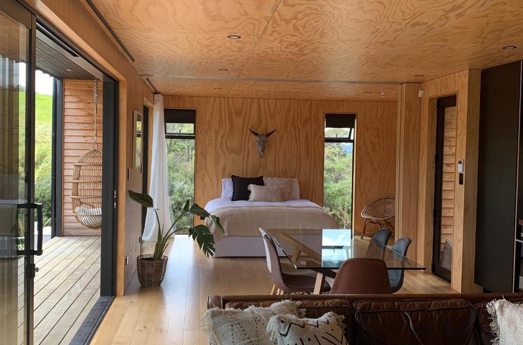 Raglan House | Private modern Bach by the beach