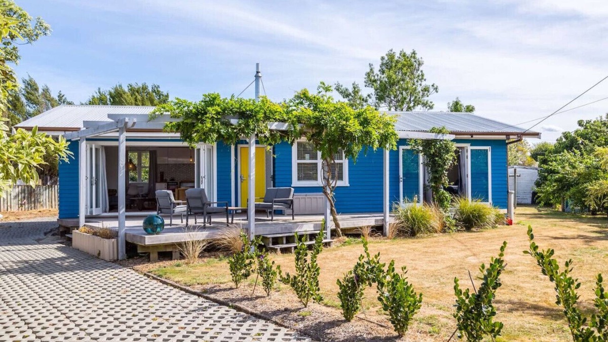 Martinborough House | Quiet Little Blue Bach Retreat | Sunny Deck & Perfect for relaxing all year round