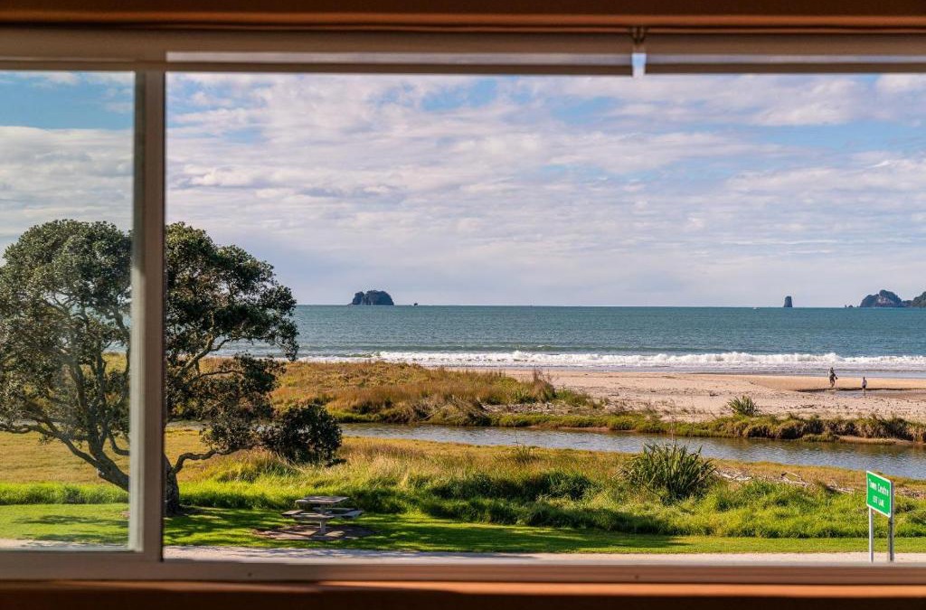 Whitianga Apartment | Seaview Studio Apartment - Beachfront with Heated Pool