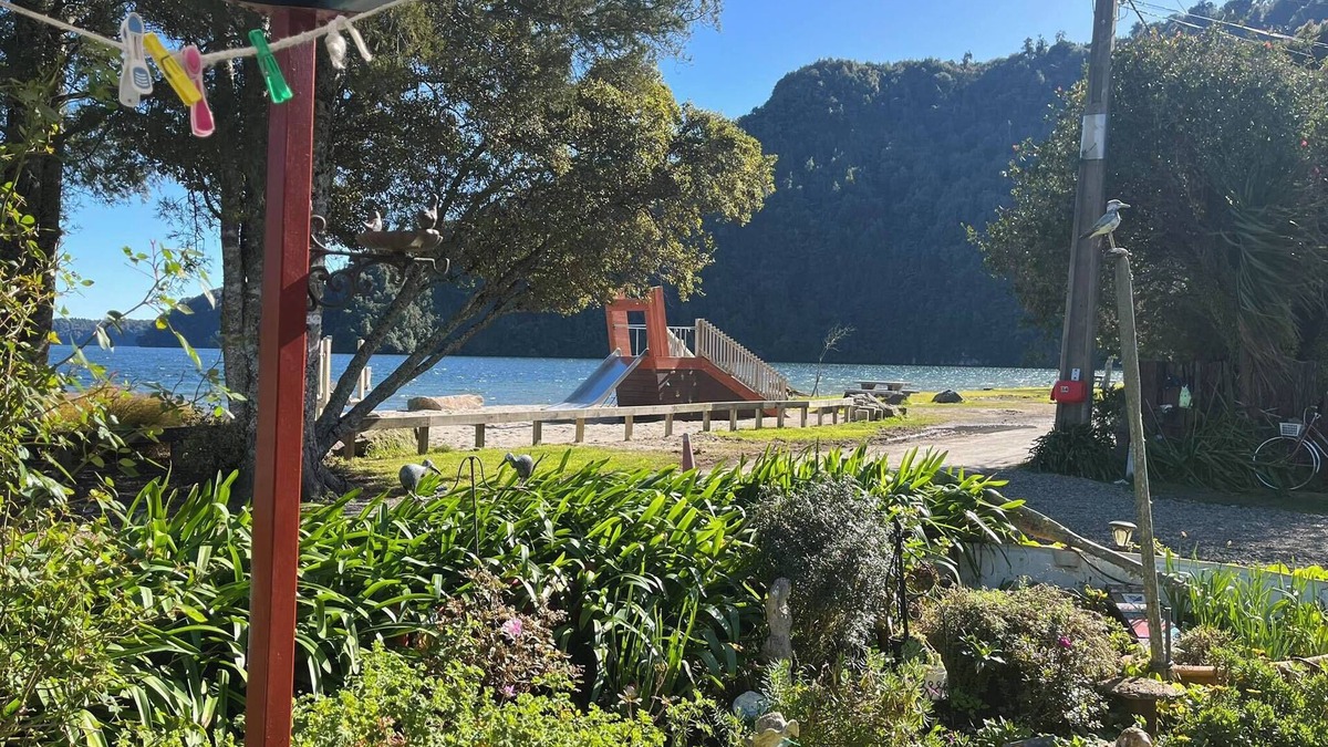 Rototai House | Tranquil Retreat with Breathtaking Lake Views: Renowed for Trout Fishing