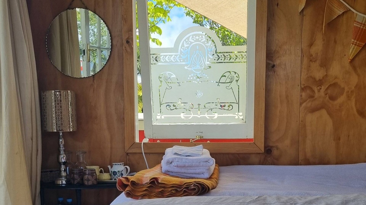 Westport Cottage | Unique, delightful Tiny Home with Alfresco living area including retro Poptop.