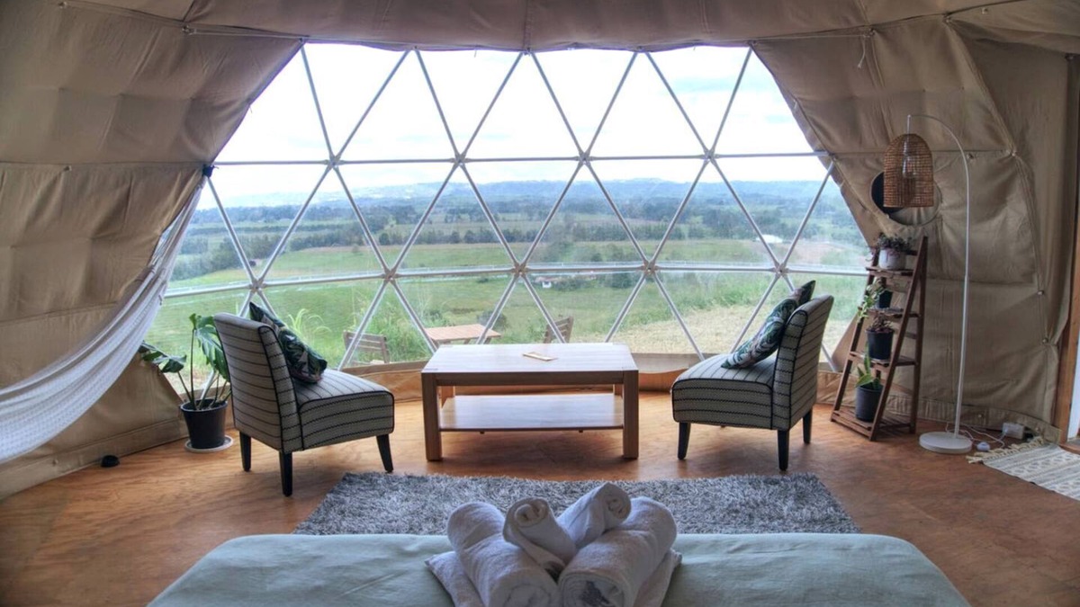 Ruakaka Cabin | Waipu Luxury Glamping Dome, Perfect for an Outdoor Holiday