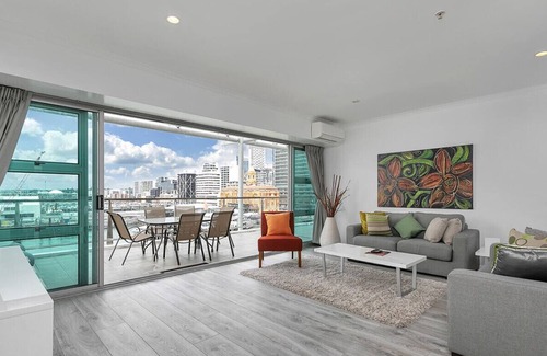 Auckland Central Business District Apartment | Harbour-Front 2-Bed · Iconic Shed 20 Princes Wharf