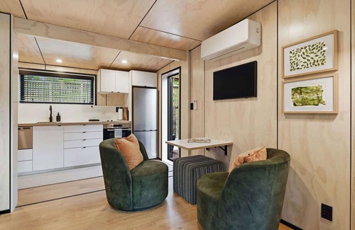 Okere Falls House | Kakariki Tiny House - Bush Sauna, Okere Falls