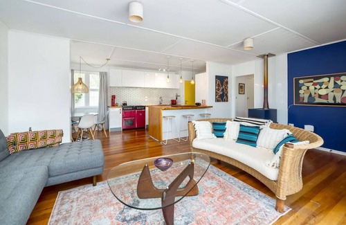 Martinborough House | Quiet Little Blue Bach Retreat | Sunny Deck & Perfect for relaxing all year round