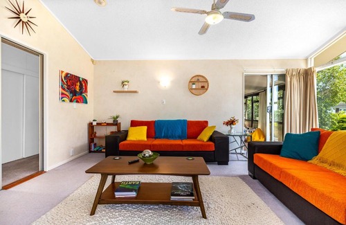 Whitby House | Retro 4 bedroom home, warm and welcoming, quiet location