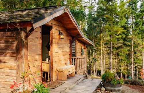 Alexandra House | Rustic cabin with hot tub - Homewood Forest Retreat