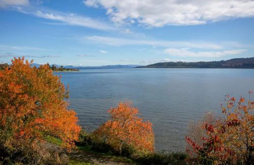 Wharewaka House | Spacious Family Retreat With BBQ, Across the Road from Lake