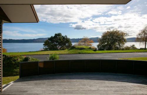 Wharewaka House | Spacious Family Retreat With BBQ, Across the Road from Lake