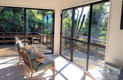 Tairua Cottage | Tairua Tree House - a traditional bach overlooking the Tairua Harbour