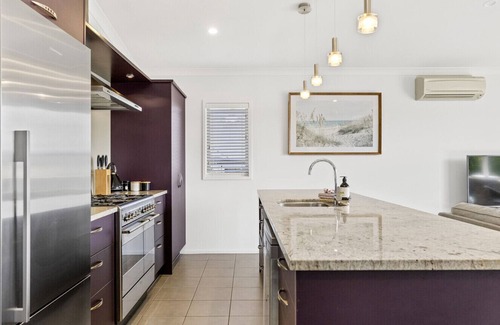 Two Mile Bay House | Villa at the Lake - Elegant 3BR Retreat Steps from Lake Taupō