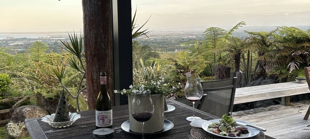 Beautiful Ocean View from Waihi Beach - Mt Maunganui Private Rustic country home