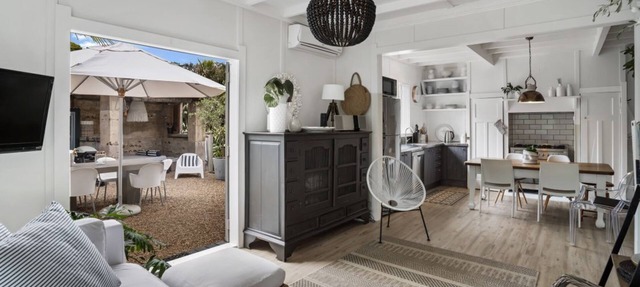 French Cottage by Waiheke Pure - Character filled home, private outdoor terrace, centrally located