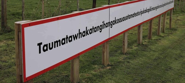 The Longest Place Name spaces for Self Contained Motorhomes