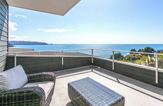 Amazing sea views from the balcony & your bedroom you will never get any where!