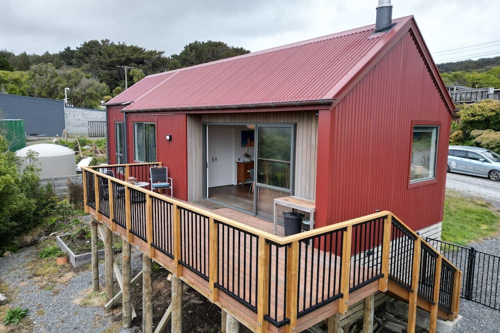 Omaui House | Designer Red House Omaui