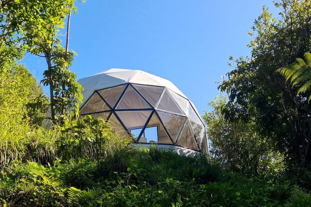 Pohara Cabin | Luxury Geodesic Dome with Glow Worm Stream near Pohara Beach, Takaka, New Zealand