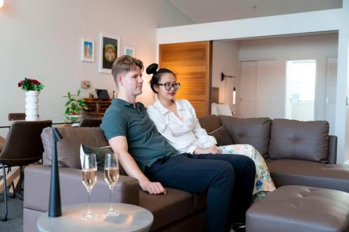 Auckland Central Business District Apartment | Harbour View Penthouse Retreat