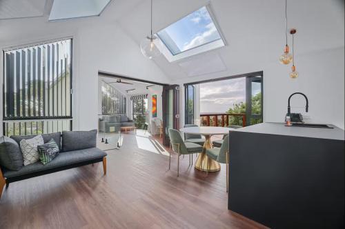 Mount Pleasant Apartment | Modern Spacious Hillside Retreat with Scenic Views