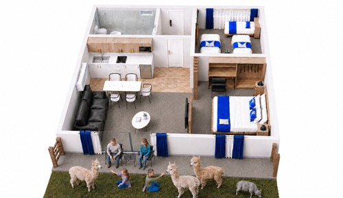 Deluxe Apartment, 2 Bedrooms, Garden View