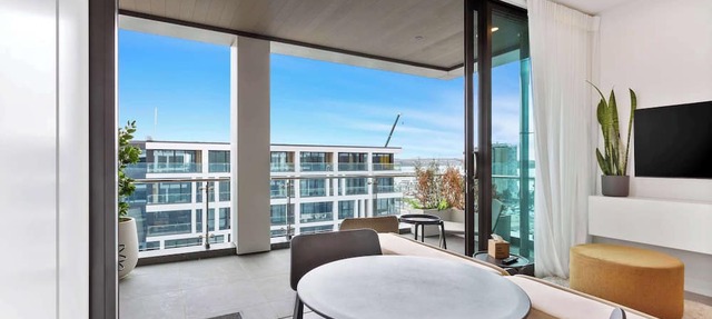 Sleek Modern Studio with Balcony by Zodiak Stays