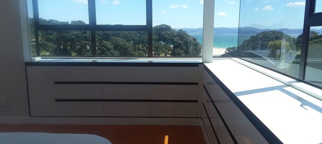Views over Kuaotunu beach, close to Matarangi, Otama and Opito beaches