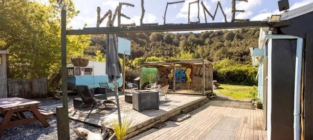 Room for Three in a Holiday Lodge near Greymouth, New Zealand