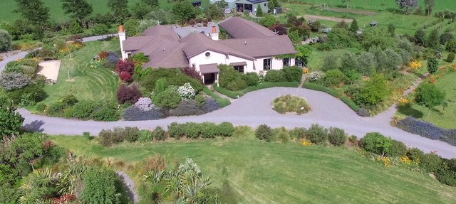 Gorgeous Wheelchair Accessible Vacation Rental Surrounded by Idyllic Gardens and Farmland near Masterton, New Zealand