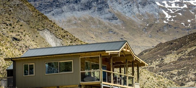 Secluded Cabin with Private Hot Tub Accessible only by Helicopter by Lake Wanaka, New Zealand