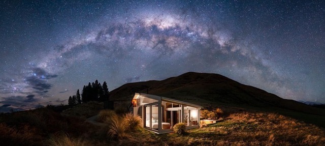 Unique, Glass-Roofed Cabin Rental under the South Island Stars near Twizel, New Zealand