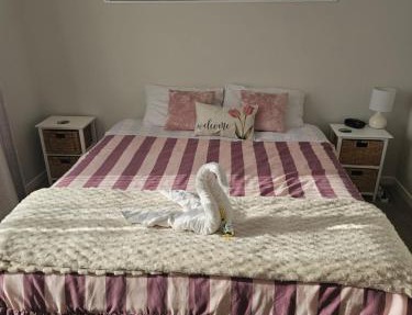 Large bedroom with en-suite in a new house Devonport
